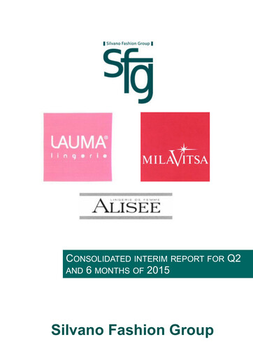 Vorschaubild AS Silvano Fashion Group Halbjahresbericht 2015-h1