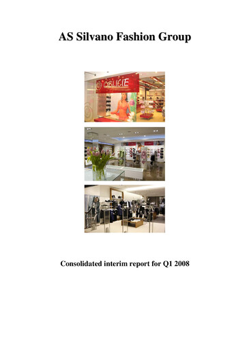 Thumbnail AS Silvano Fashion Group Quarterly Report 2008-q1