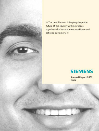Vorschaubild Siemens India
 Jahresbericht 2002