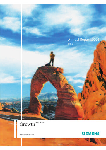 Vorschaubild Siemens India
 Jahresbericht 2006