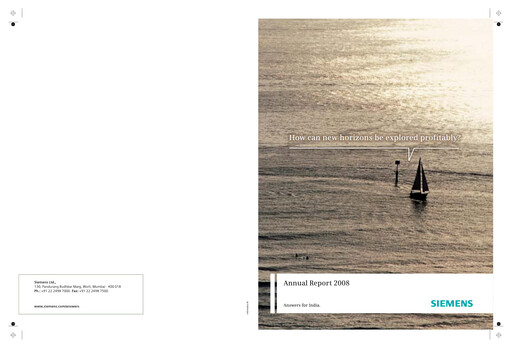 Vorschaubild Siemens India
 Jahresbericht 2008