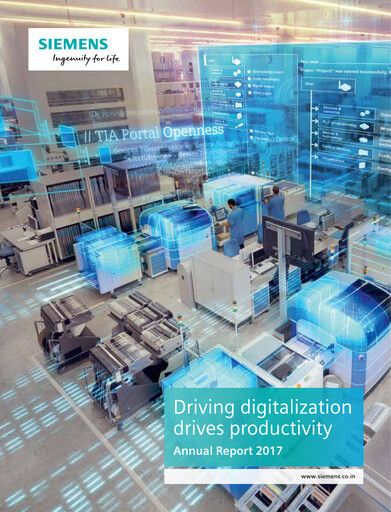 Vorschaubild Siemens India
 Jahresbericht 2017