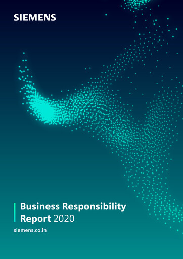 Thumbnail Siemens India
 Sustainability Report fy2020