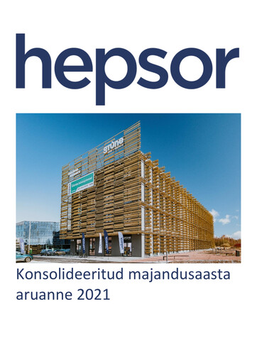Thumbnail Hepsor AS Annual Report 2021