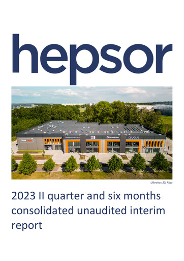 Thumbnail Hepsor AS Half-year Report 2023