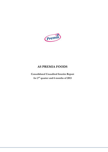 Vorschaubild AS PRFoods Halbjahresbericht 2013-h1