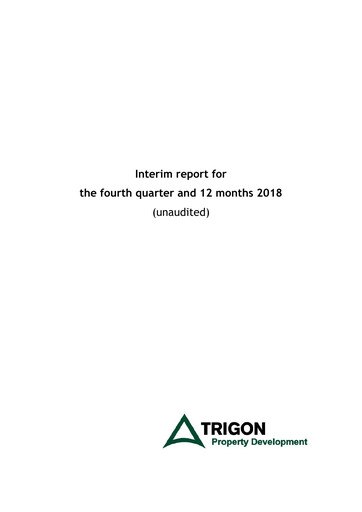 Miniature AS Trigon Property Development Rapport financier 2018