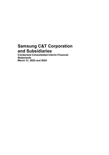 Thumbnail Samsung C&T Corporation Quarterly Report 2025-q1