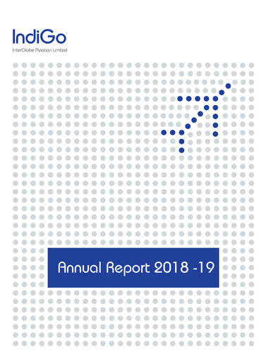 Thumbnail InterGlobe Aviation (IndiGo) Annual Report 2018-2019