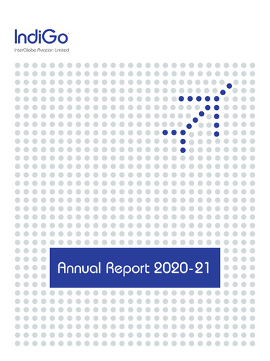 Thumbnail InterGlobe Aviation (IndiGo) Annual Report 2020-2021