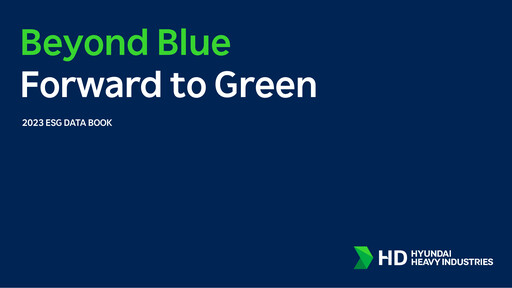 Thumbnail HD Hyundai Heavy Industries ESG Report 2023