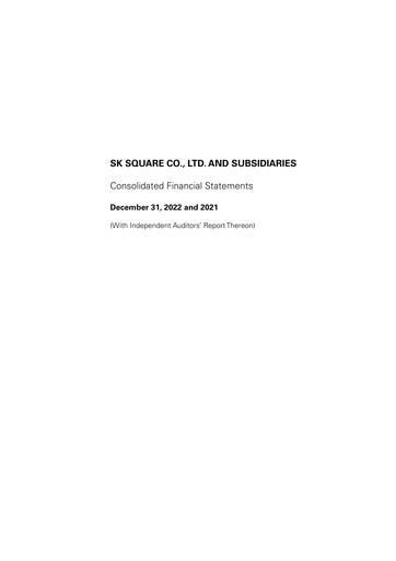 Thumbnail SK Square Financial Statement 2022