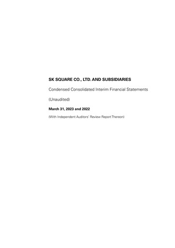 Vorschaubild SK Square Quartalsbericht 2023-q1
