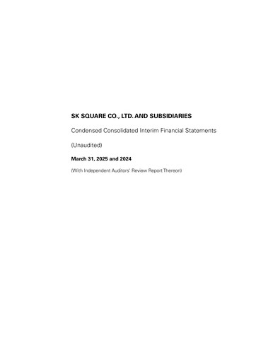 Vorschaubild SK Square Quartalsbericht 2025-q1