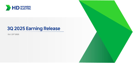 Thumbnail HD Hyundai Electric Quarterly Report 2025-q3