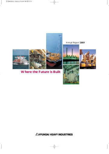 Miniature HD Korea Shipbuilding & Offshore Engineering Rapport annuel 2001