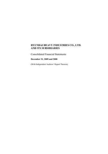 Thumbnail HD Korea Shipbuilding & Offshore Engineering Financial Statement 2009