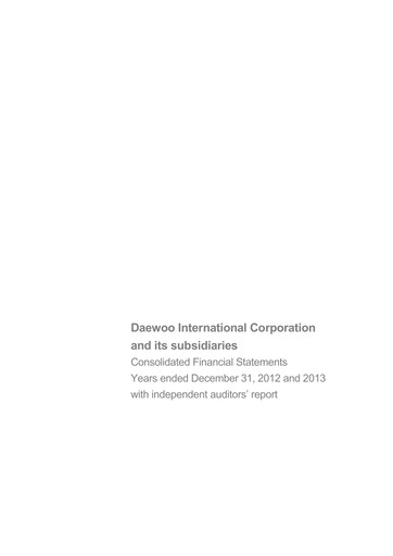 Thumbnail Posco International Financial Statement 2012-2013