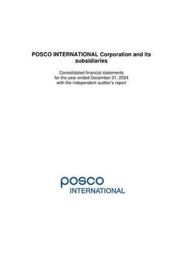 Thumbnail Posco International Financial Statement 2024
