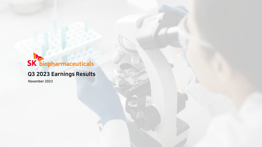 Thumbnail SK Biopharmaceuticals Quarterly Report 2023-q3