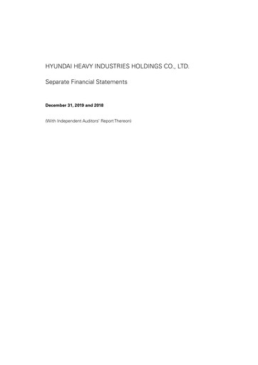 Miniature HD Hyundai Bilan financier 2019