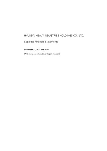 Miniature HD Hyundai Bilan financier 2021