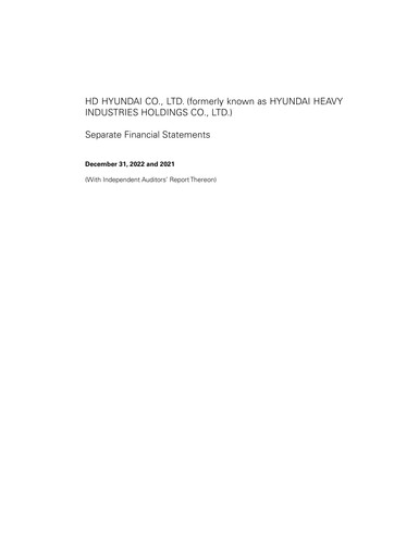 Miniature HD Hyundai Bilan financier 2022