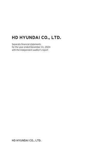 Miniature HD Hyundai Bilan financier 2024
