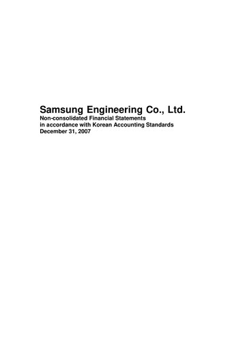 Thumbnail Samsung E&A Financial Statement 2007