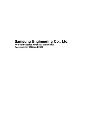 Thumbnail Samsung E&A Financial Statement 2008