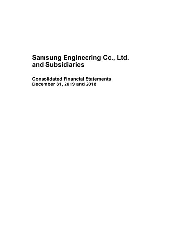 Thumbnail Samsung E&A Financial Statement 2019