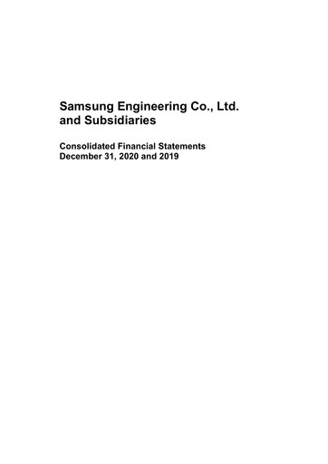 Thumbnail Samsung E&A Financial Statement 2020