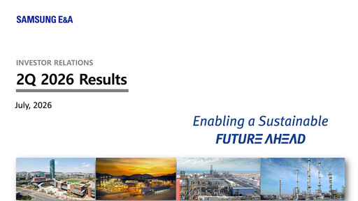 Miniature Samsung E&A Rapport trimestriel 2026-q2