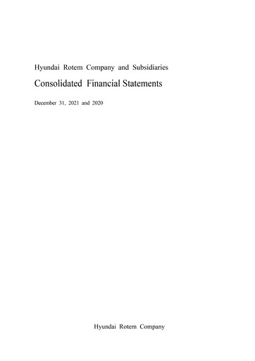 Vorschaubild Hyundai Rotem Company Finanzmitteilung 2021