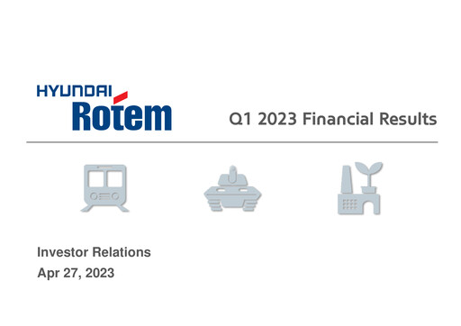 Thumbnail Hyundai Rotem Company Quarterly Report 2023-q1