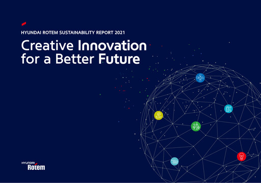 Vorschaubild Hyundai Rotem Company Nachhaltigkeitsbericht 2021