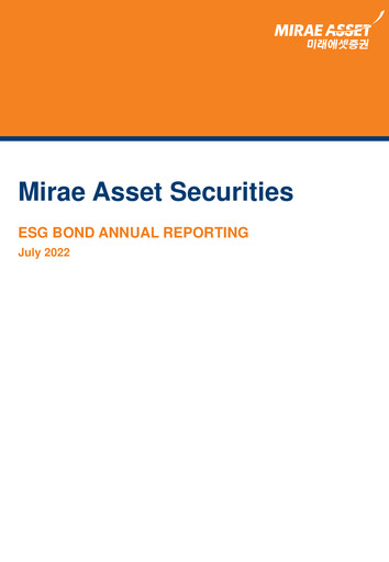 Thumbnail Mirae Asset Securities Co., Ltd. ESG Report 2022
