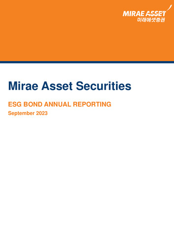 Thumbnail Mirae Asset Securities Co., Ltd. ESG Report 2023