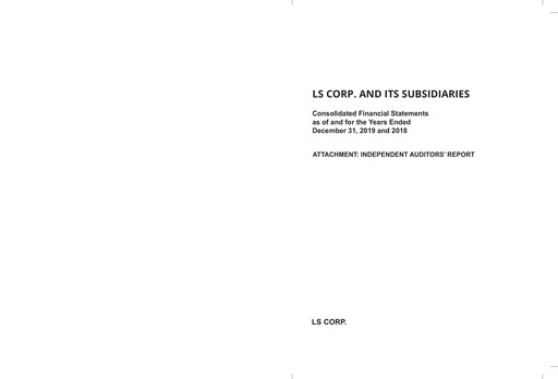 Miniature LS Corp. Bilan financier 2019