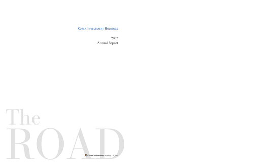 Thumbnail Korea Investment Holdings Annual Report 2007