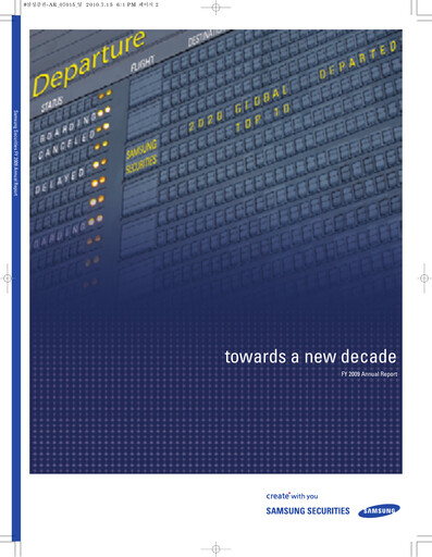 Miniature Samsung Securities Rapport annuel 2009-2010