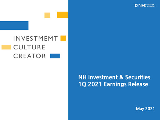 Miniature NH Investment & Securities Co., Ltd. Rapport trimestriel 2021-q1