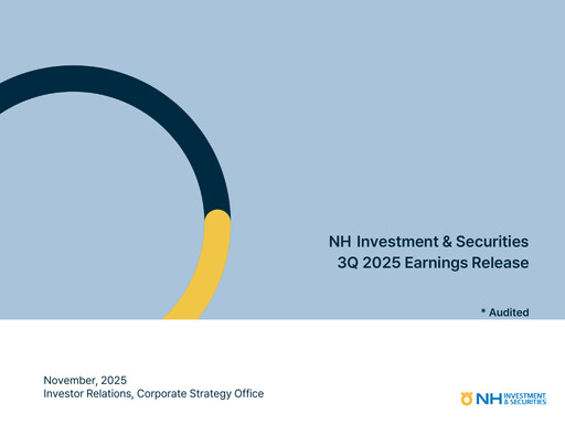 Miniature NH Investment & Securities Co., Ltd. Rapport trimestriel 2025-q3