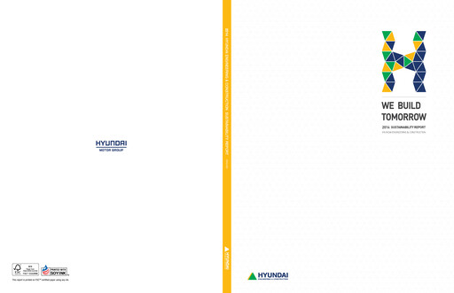 Vorschaubild Hyundai Engineering and Construction Nachhaltigkeitsbericht 2014