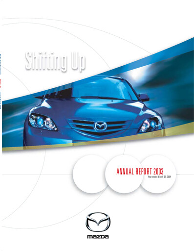 Thumbnail Mazda Annual Report fy2003