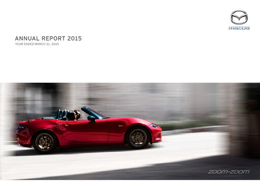 Thumbnail Mazda Annual Report fy2015