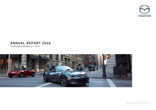 Thumbnail Mazda Annual Report fy2016