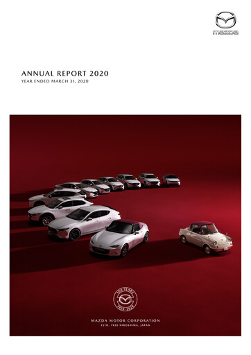 Thumbnail Mazda Annual Report fy2020