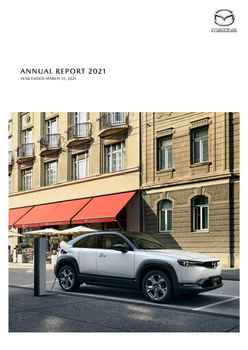 Thumbnail Mazda Annual Report fy2021