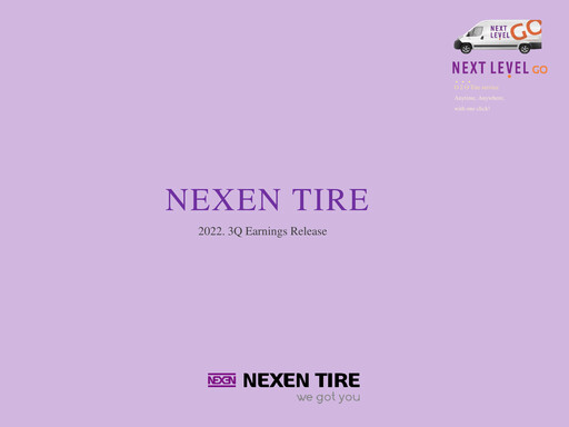Thumbnail Nexen Tire Corporation Quarterly Report 2022-q3